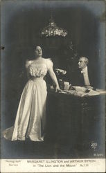 Margaret Illington and Arthur Byron in "The Lion and the Mouse" Act III Theatre Postcard Postcard