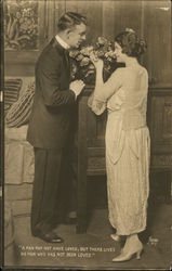 "A Man May No Have Loved, But There Lives No Man Who Has Not Been Loved" Postcard