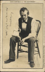 David Warfield in "The Auctioneer" Postcard