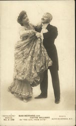 Sam Bernard and Hattie Williams in "The Girl From Kays" Postcard