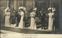 The Fifth Avenue Girls in "The Red Mill", Act II Postcard
