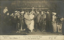 Finish of the Automobile Race in "The Vanderbilt Cup" Postcard