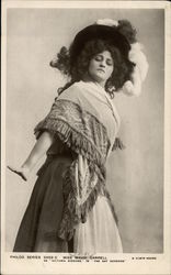Miss Maude Darrell as "Victoria Gibbons" in "The Gay Gordons" Postcard