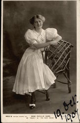 Phyllis Dare as Peggy in "The Dairy Maids" Postcard
