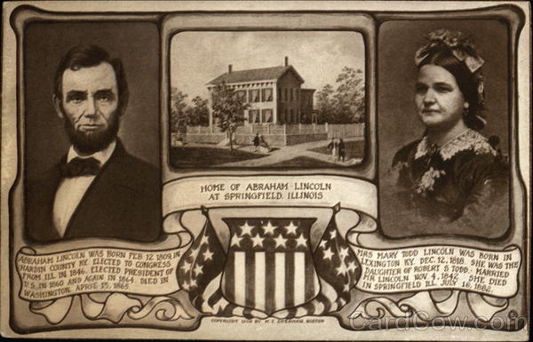 Home of Abraham Lincoln at Springfield, Illinois Presidents