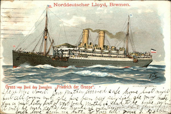 Norddeutscher Lloyd, Bremen Steamers
