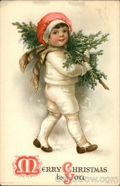 Merry Christmas to You Ellen Clapsaddle Children