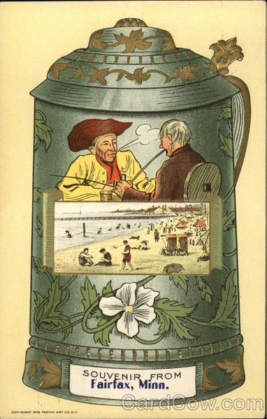 Souvenir Stein From Fairfax. Minnesota