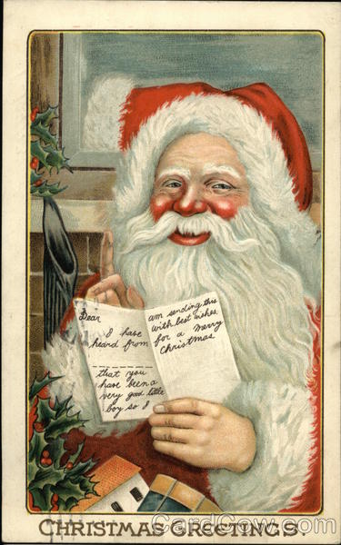 Christmas Greetings Santa Claus