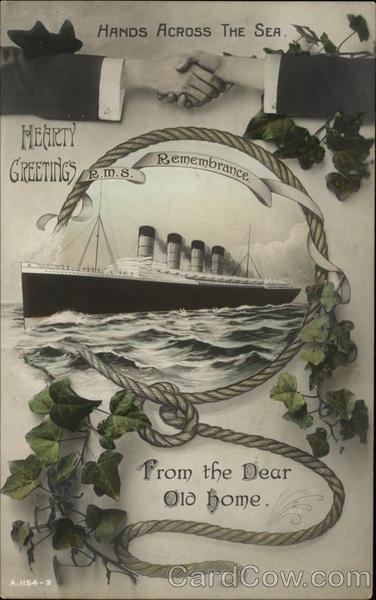 Hnads Across the Sea Steamers