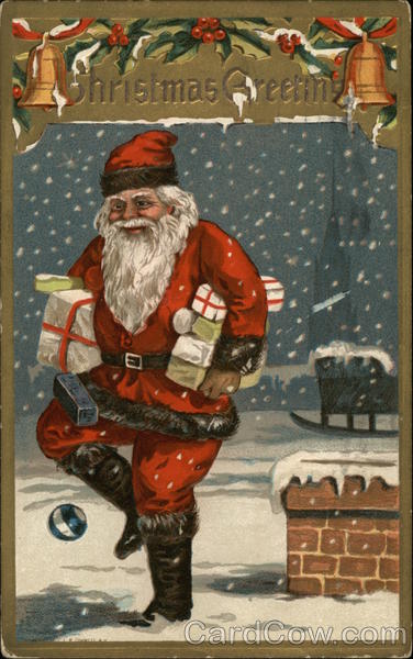 Christmas Greeting Santa Claus