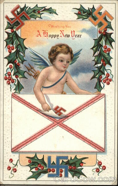 Wishing you a Happy New Year Angels & Cherubs