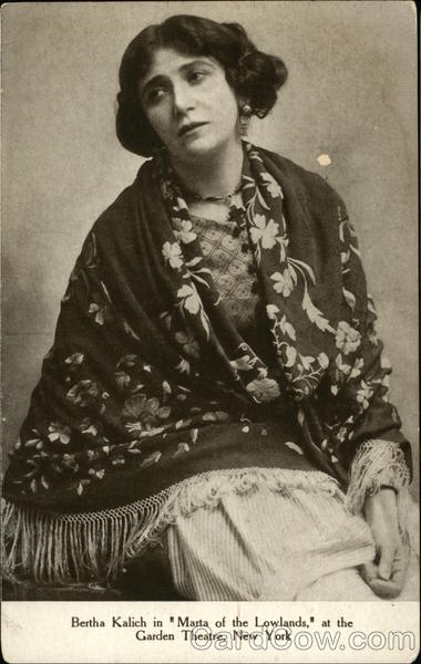 Bertha Kalich in Marta of the Lowlands Actresses