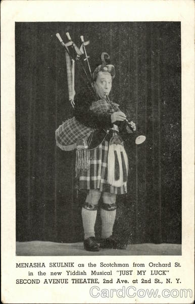 Menasha Skulnik in Just My Luck Actors