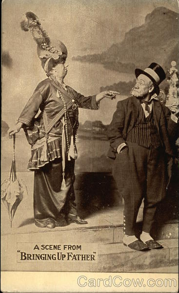 Scene from Bringing Up Father Theatre