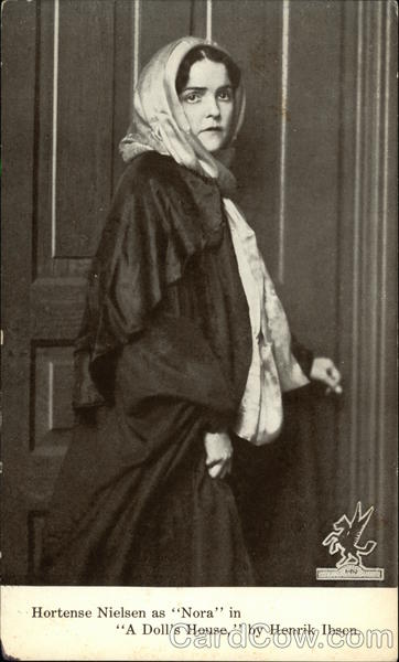 Hortense Nielsen as Nora in A Doll's House by Henrik Ibsen