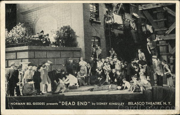Norman Bel Geddes presents Dead End by Sidney Kingsley Belasco Theatre,NY