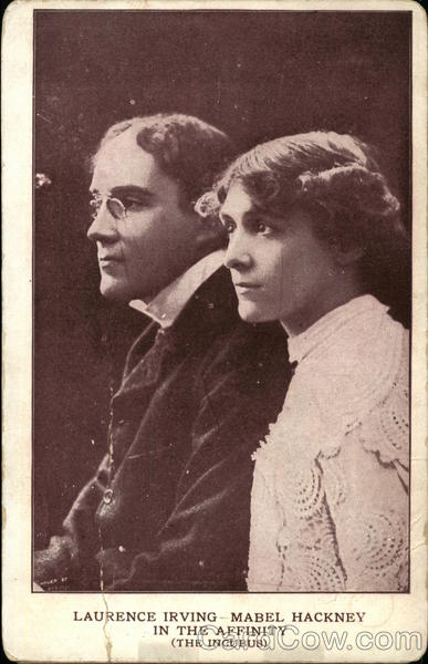Laurence Irving and Mabel Hackney in The Affinity (The Incubus)