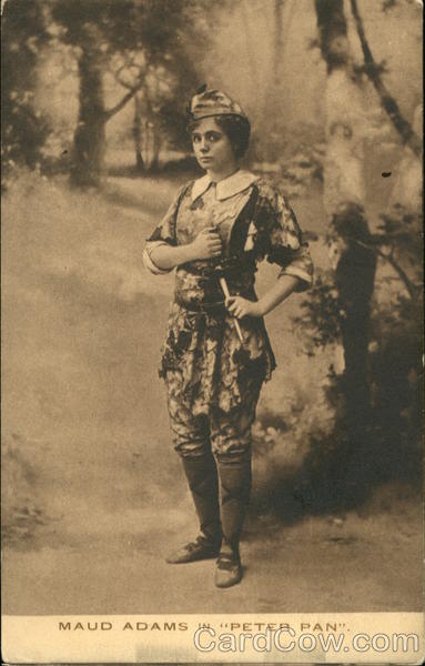 Maude Adams in Peter Pan Actresses
