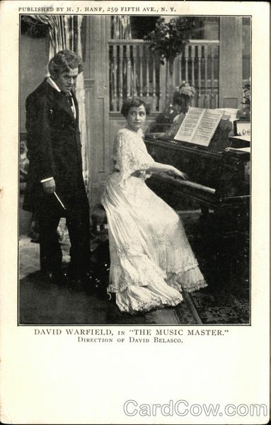 David Warfield in The Music Master Actors