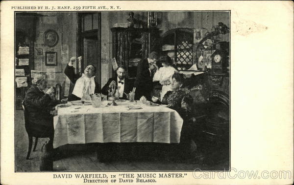 David Warfield in The Music Master Direction of David Belasco