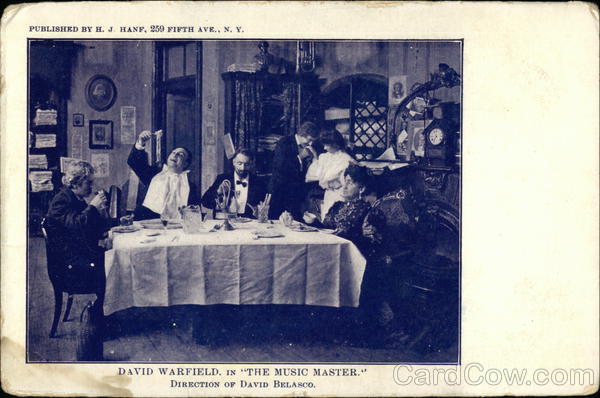 David Warfield in The Music Master Actors
