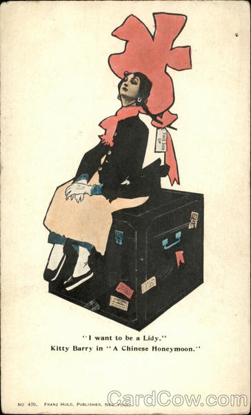 I Want to be a Lidy Kitty Barry in A Chinese Honeymoon