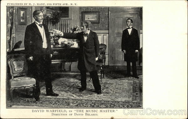 David Warfield in The Music Master Actors