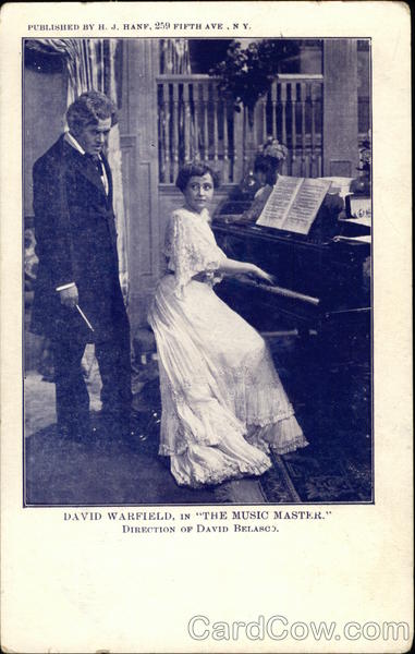David Warfield in The Music Master Direction of David Belasco
