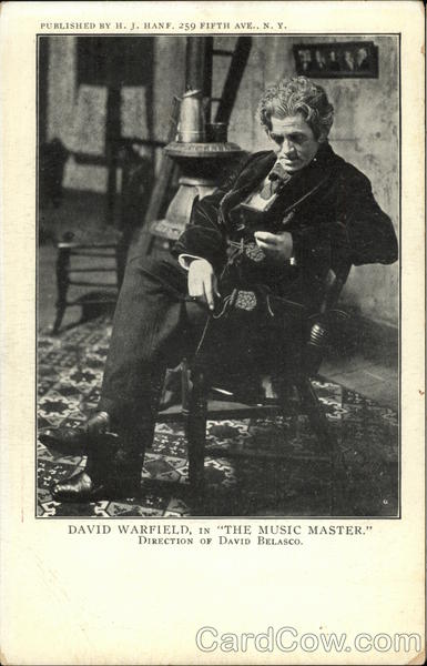 DAvid Warfield, in The Music Master. Direction of David Belasco
