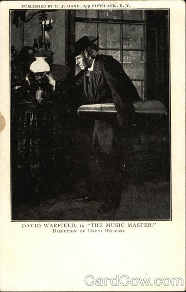 David Warfield, in The Music Master. Direction of David Belasco