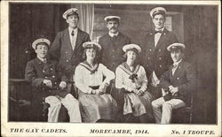 The Gay Cadets Morecambe, 1914 No. 1 Troupe Postcard