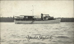 Yacht Skylark Postcard