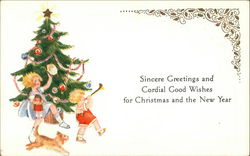 Sincere Greetings Children Postcard Postcard