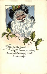 Again the good old Christmas wish, wished heartily and sincerely. Postcard