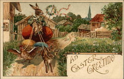 An Easter Greeting Postcard