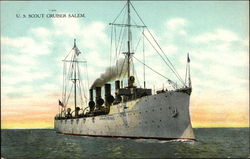 U.S. Scout Cruiser "Salem" Postcard