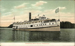Connecticut River Steamer Middletown Postcard