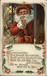 Christmastide! Santa Claus Postcard Postcard