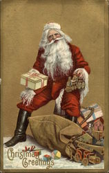 Christmas Greetings Postcard