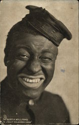 Bert A. Williams in "A Jolly Coloured Coon" Postcard