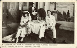 May Vokes and John W. Ransone in "The Flirting Princess" now Playing La Salle Theatre, Chicago Postcard