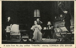 Cornelia Otis Skinner in "Theatre" Postcard