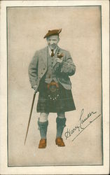 Annual American Tour of Harry Lauder The World's Greatest Entertainer Postcard