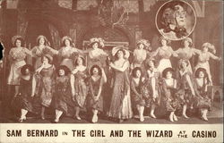 Sam Bernard in The Girl and The Wizard at the Casino Postcard