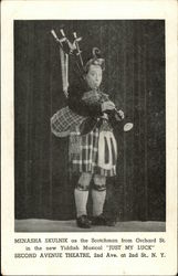 Menasha Skulnik in "Just My Luck" Postcard