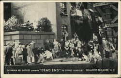 Norman Bel Geddes presents "Dead End" by Sidney Kingsley Belasco Theatre,NY Postcard