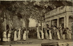 Scene from "Mutt & Jeff" Theatre Postcard Postcard