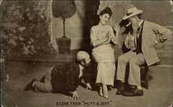 Mutt & Jeff Theatre Postcard Postcard