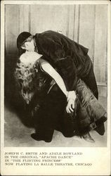 Joseph C. Smith and Adele Rowland in the Original "Apache Dance" in "The Flirting Princess" Theatre Postcard Postcard